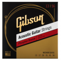 GIBSON SAG-PB13 PHOSPHOR BRONZE ACOUSTIC GUITAR STRINGS 13-56 MEDIUM