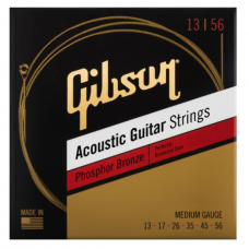 GIBSON SAG-PB13 PHOSPHOR BRONZE ACOUSTIC GUITAR STRINGS 13-56 MEDIUM GIBSON SAG-PB13 PHOSPHOR BRONZE ACOUSTIC GUITAR STRINGS 13-56 MEDIUM