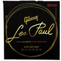 GIBSON SEG-LES LES PAUL PREMIUM ELECTRIC GUITAR STRINGS 9-42 ULTRA-LIGHT