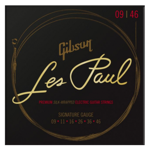 GIBSON SEG-LES LES PAUL PREMIUM ELECTRIC GUITAR STRINGS 9-46 SIGNATURE