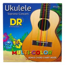 DR Strings MULTI-COLOR Ukulele Soprano/Concert DR Strings MULTI-COLOR Ukulele Soprano/Concert