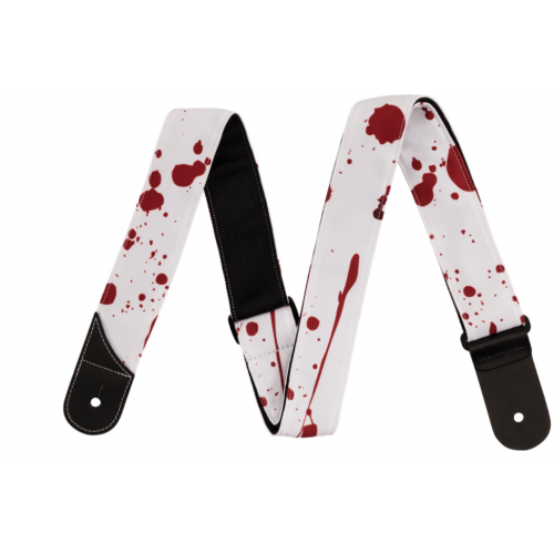 JACKSON STRAP 2" SPLATER RED AND WHITE