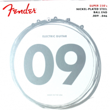 FENDER 250LR NICKEL-PLATED STEEL GUITAR STRINGS 9-46