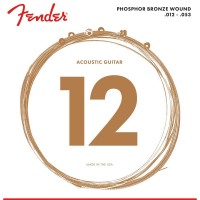 FENDER 60L PHOSPHOR BRONZE ACOUSTIC STRINGS 12-53