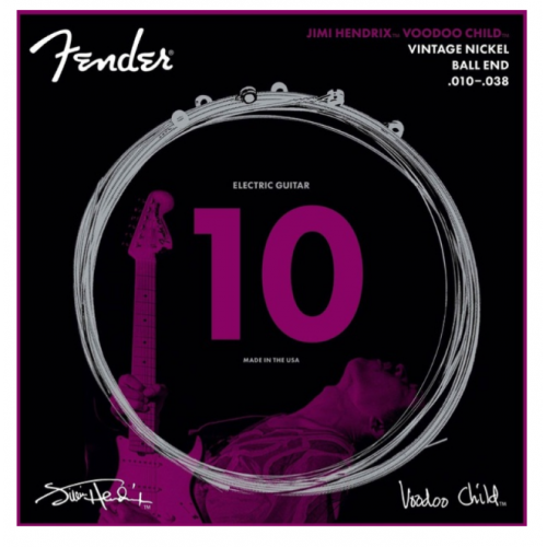 FENDER JIMI HENDRIX VOODOO CHILD 10-38 ELECTRIC GUITAR STRINGS