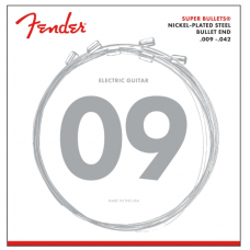 FENDER 3250L SUPER BULLETS NICKEL PLATED GUITAR STRINGS 9-42 FENDER 3250L SUPER BULLETS NICKEL PLATED GUITAR STRINGS 9-42