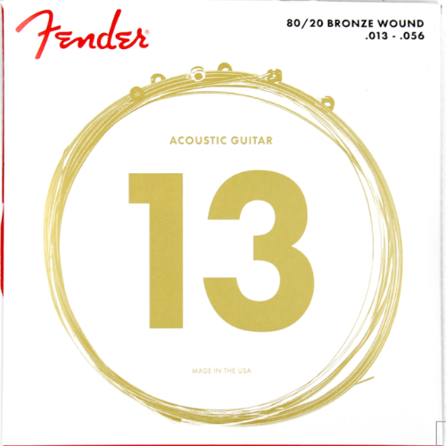 FENDER 70M 80/20 BRONZE ACOUSTIC STRING 13-56