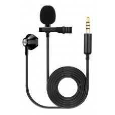 FZONE KM-03 LAVALIER MICROPHONE W/ EARPHONE FZONE KM-03 LAVALIER MICROPHONE W/ EARPHONE