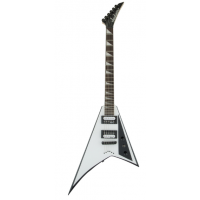 JACKSON JS SERIES RHOADS JS32T WHITE WITH BLACK BEVELS