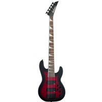 JACKSON JS SERIES CONCERT BASS JS3VQ TRANPARENT RED BURST