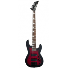 JACKSON JS SERIES CONCERT BASS JS3VQ TRANPARENT RED BURST