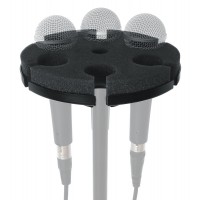 GATOR FRAMEWORKS GFW-MIC-6TRAY Multi Microphone Tray Holds 6 Microphones