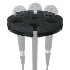 GATOR FRAMEWORKS GFW-MIC-6TRAY Multi Microphone Tray Holds 6 Microphones