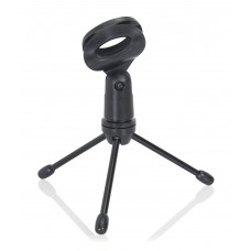 GATOR FRAMEWORKS GFW-MIC-0250 Wired Mic Mini Tripod Desktop Stand