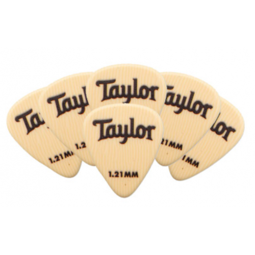TAYLOR GUITARS 351 DARK TONE PICKS 1.21 IVOROID 6 PACK