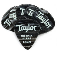 TAYLOR GUITARS 351 THERMEX ULTRA PICKS 1.0 MM BLACK ONYX 6 PACK