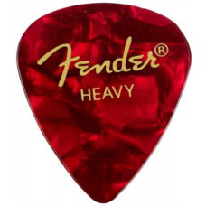 FENDER 351 SHAPE PREMIUM PICKS RED MOTO HEAVY(10 шт.)
