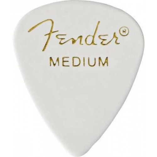 FENDER 351 WHITE PICK GROSS MEDIUM(10 шт.)