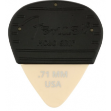 FENDER MOJO GRIP DURA-TONE 0.71 DELRIN PICKS - 3 WHITE