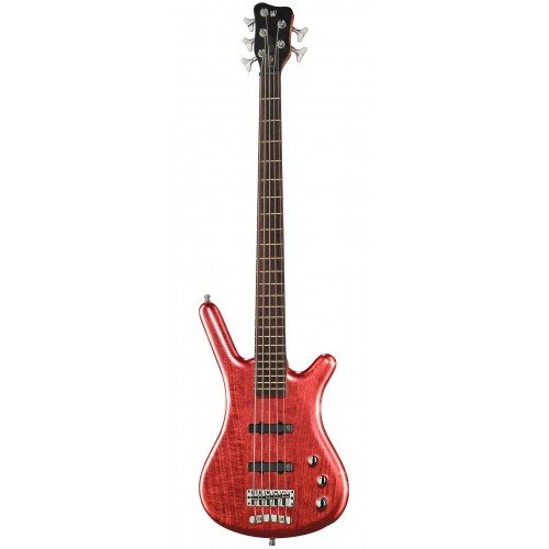 WARWICK Teambuilt Pro Series Corvette Ash, 5-String, A/A, (Burgundy Red Transparent Satin)
