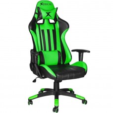 XTRIKE ME Advanced Gaming Chair GC-905, Black/Green