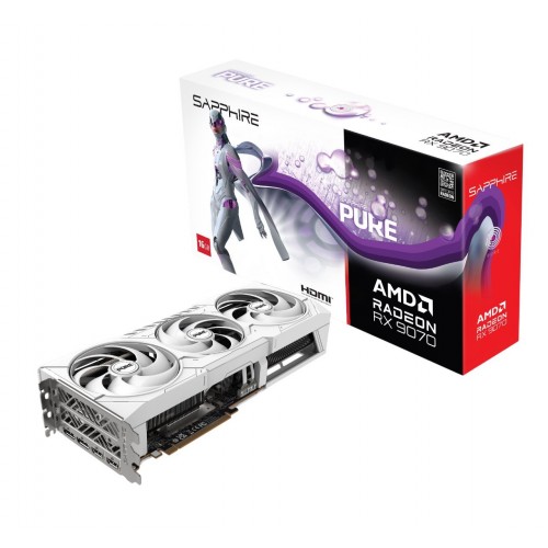 Radeon RX 9070, Sapphire, PURE (White Edition)