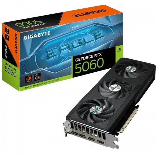 GeForce RTX 5060, Gigabyte, EAGLE MAX OC, 8Gb GDDR7 (GV-N5060EAGLEMAX OC-8GD)