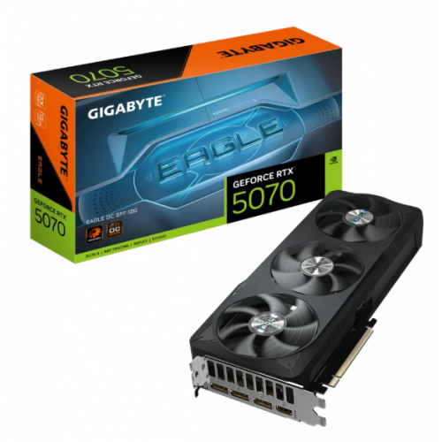 GeForce RTX 5070, Gigabyte, EAGLE OC SFF, 12Gb GDDR7 (GV-N5070EAGLE OC-12GD)