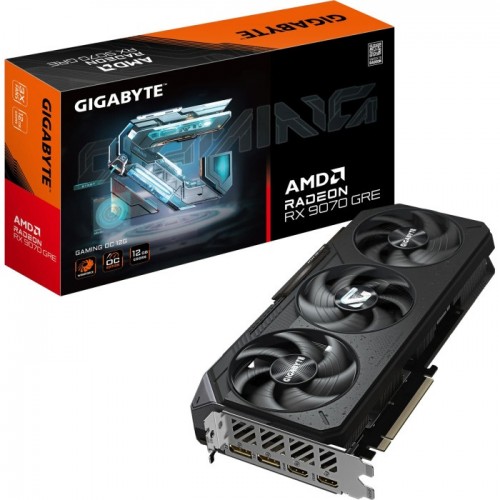 Radeon RX 9070 GRE, Gigabyte, GAMING OC, 12Gb GDDR6 (GV-R907GREGAMING OC-12GD)