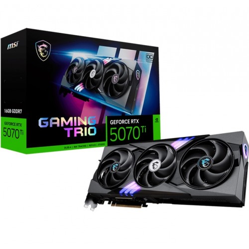 GeForce RTX 5070 Ti, MSI, GAMING TRIO OC, 16Gb GDDR7 (G507T-16GTC)