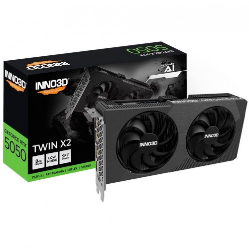 GeForce RTX 5050, Inno3D, TWIN X2, 8Gb GDDR6 (N50502-08D6-174071N)