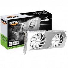 GeForce RTX 5060 Ti, Inno3D, TWIN X2 OC (White Edition), 16Gb GDDR7 (N506T2-16D7X-191073W)