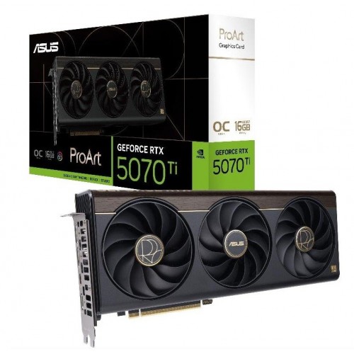 GeForce RTX 5070 Ti, ASUS, ProArt OC, 16Gb GDDR7 (PROART-RTX5070TI-O16G)