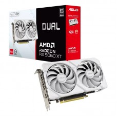 Radeon RX 9060 XT, Asus, DUAL (White Edition), 16Gb GDDR6 (DUAL-RX9060XT-16G-WHITE)