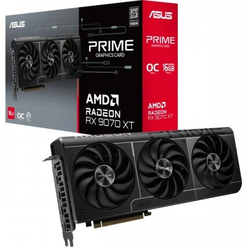 Radeon RX 9070 XT, Asus, PRIME OC, 16Gb GDDR6 (PRIME-RX9070XT-O16G)
