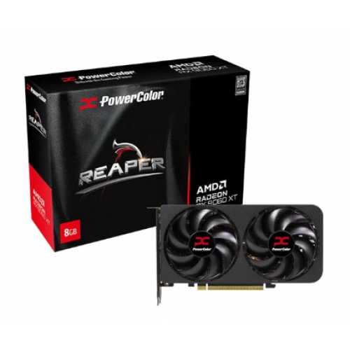 Radeon RX 9060 XT, PowerColor, Reaper, 8Gb GDDR6 (RX9060XT 8G-A)
