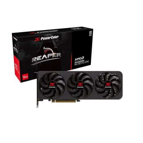 Radeon RX 9070 GRE, PowerColor, Reaper, 12Gb GDDR6 (RX9070GRE 12G-A)