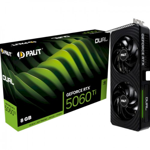 GeForce RTX 5060 Ti, Palit, Dual OC, 8Gb GDDR7 (NE7506TT19P1-GB2062D)