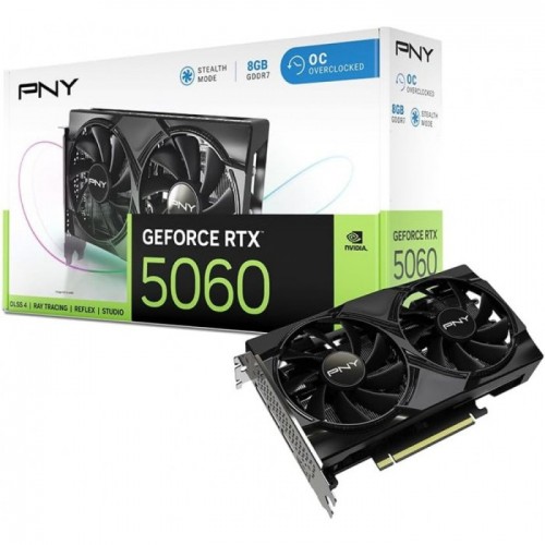GeForce RTX 5060 Ti, PNY, DUAL OC, 8Gb GDDR7 (VCG5060T8DFXPB1-O)