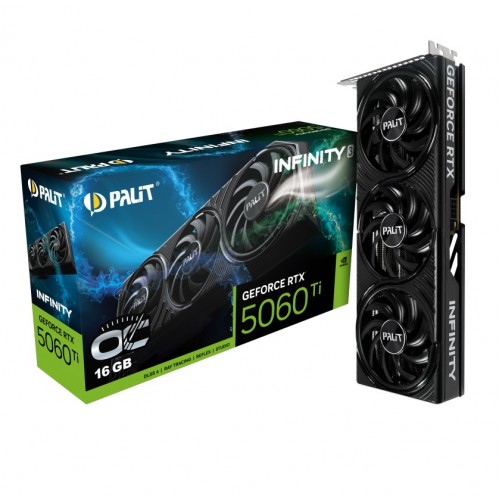 GeForce RTX 5060 Ti, Palit, Infinity 3 OC, 16Gb GDDR7 (NE7506TS19T1-GB2061S)