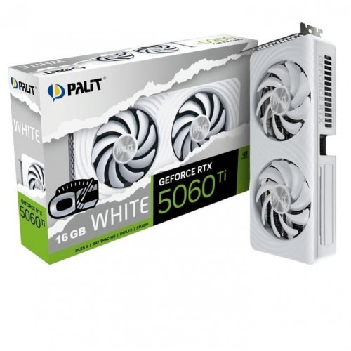 GeForce RTX 5060 Ti, Palit, OC (White), 16Gb GDDR7 (NE7506TU19T1-GB2061M)