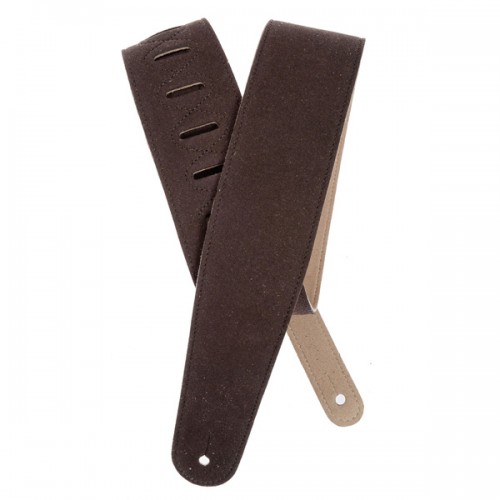 D'Addario 25SS01-DX Suede Guitar Strap (Cognac)