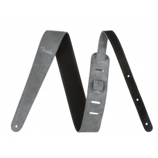 FENDER STRAP 2" REVERSIBLE SUEDE BLACK/GRAY