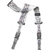 DiMarzio STEVE VAI CLIPLOCK - ART STRAP WHITE