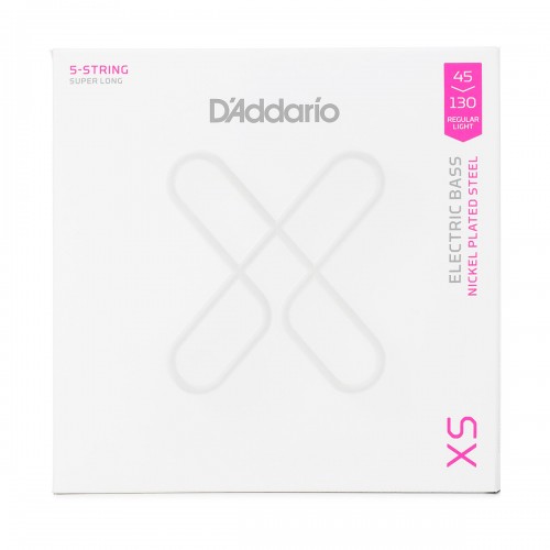 D'Addario XSB45130SL XS NICKEL BASS REGULAR LIGHT SUPER LONG SCALE 5-STRING (45-130)