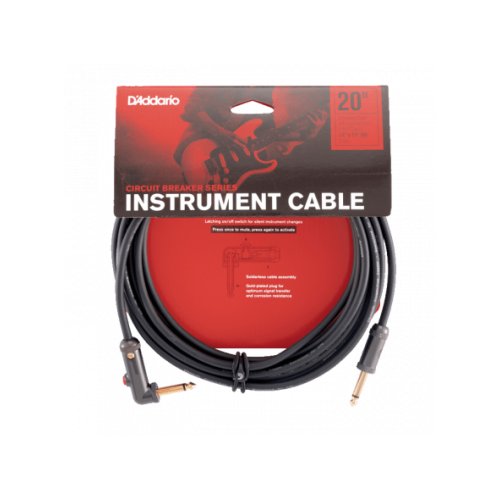 D'Addario PW-AGLRA-20 Curcuit Breaker Latching Switch (6m)
