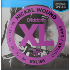 D'ADDARIO EXL156 XL NICKEL WOUND FENDER BASS VI (24-84)
