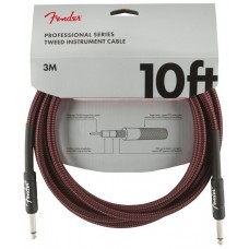 FENDER CABLE PROFESSIONAL SERIES 10' RED TWEED