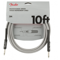 FENDER CABLE PROFESSIONAL SERIES 10' WHITE TWEED