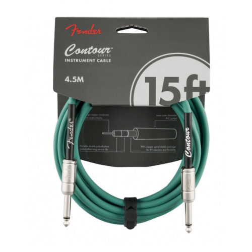 FENDER CABLE CONTOUR SERIES 15' SHERWOOD GREEN